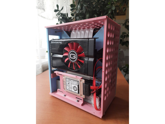 6L Mini ITX Esnek PSU Sandviç PC Kasası