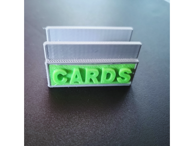 A business card holder, fast to print