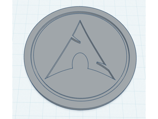 Arch Linux Logo Bardak Altlığı