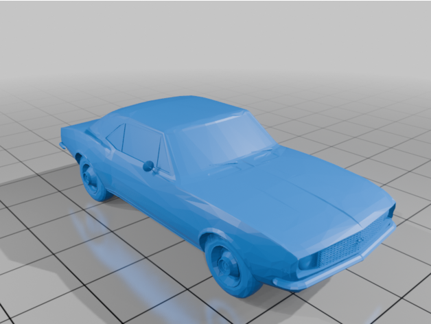 Model 1967 Chevy Camaro tabanı