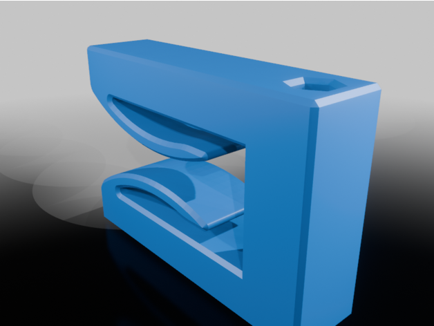 Universal PTFE Tube Holder for Shelf or Desk Edge
