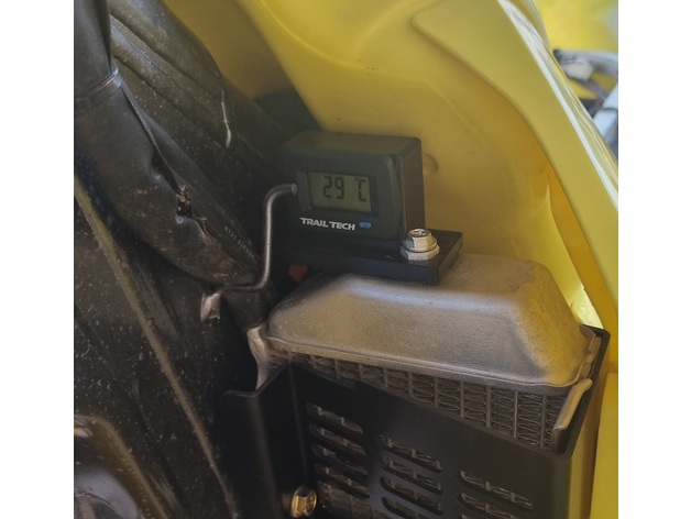 Trail Tech Suzuki DRZ400E için sıcaklık göstergesi montajı