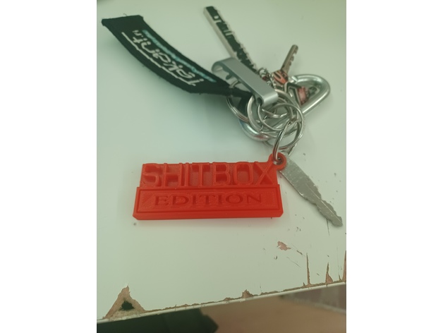 Shitbox özel anahtarlık
