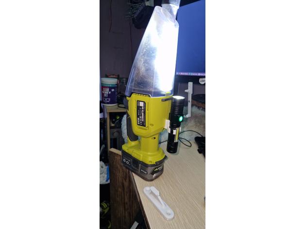 Ryobi RHV18 Vakum Meşale tutucu ve duvar montajı