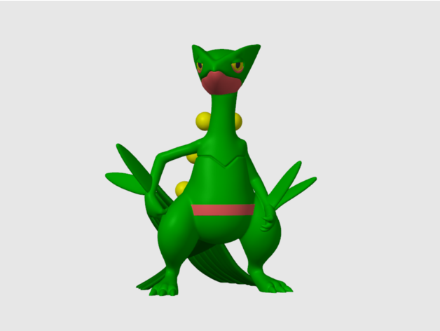 Sceptile çok renkli