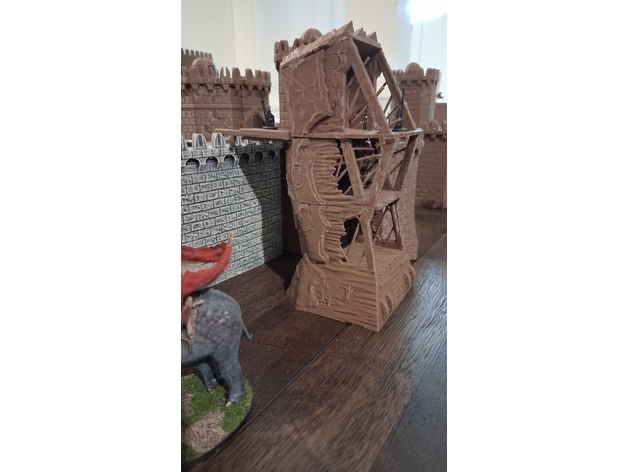 Orc Kuşatma Kulesi Ver2 10mm Ölçek