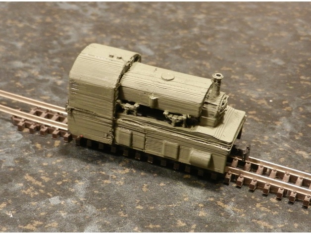 OO9 009 Hunslet lokomotif 'Cadfan