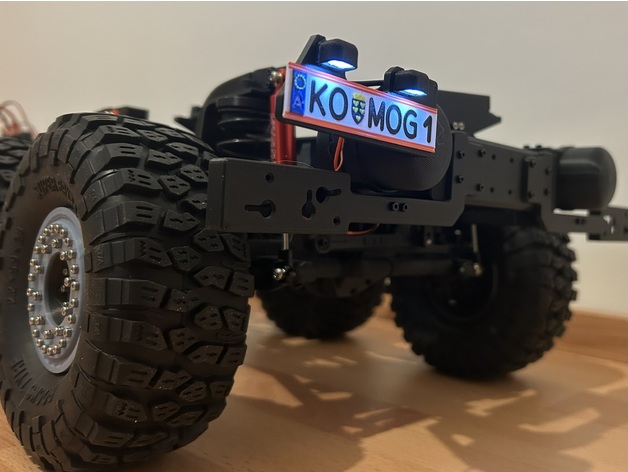 Casadio RC MOG için ışıklı modifiye plaka tutucu