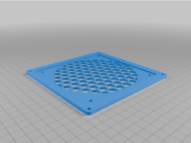 120mm Petek Fan Örtüsü Ön Plakası (140mm flanşlı)