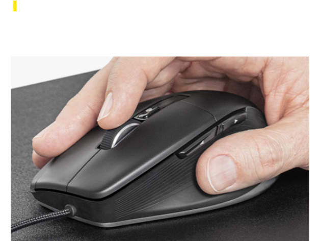 3DConnexion CADMouse Pro (Kablolu) Pembe Parmak Dayanağı
