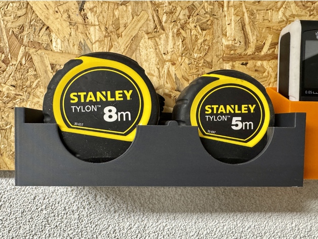 Stanley tylon 8 ve 5 metre mezura duvar tutucu
