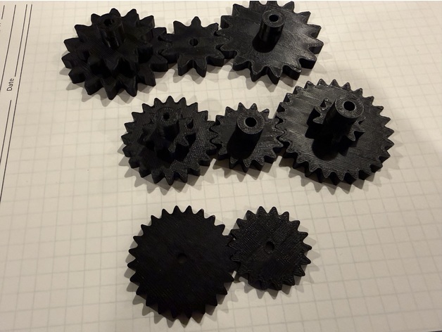 OpenSCAD Ayarlanabilir Dişliler ve Kasnaklar Tekerlekler Makaralar