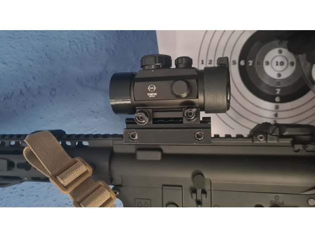 AR15, M4, M16, AK için 80mm - 16mm yükseklik yükseltici Airsoft