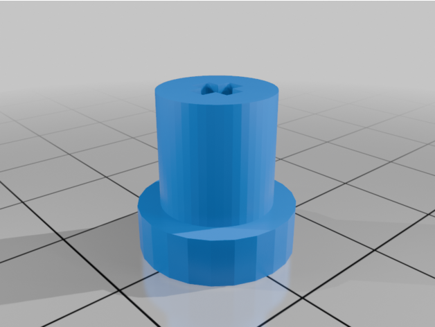 EMax ES08MA II mini servo ile Lego aks (mili) adaptörü
