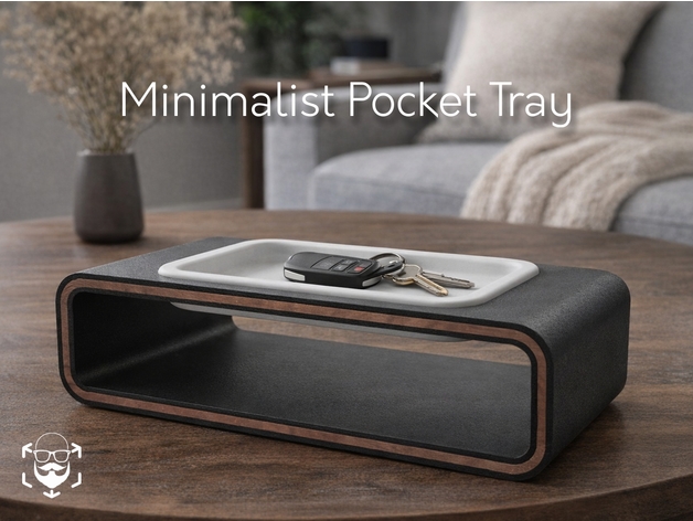 Minimalist Cep Tepsisi – Modern Boşluklu Tasarım