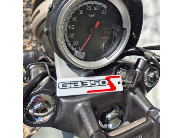 Honda GB350S logo anahtarlık çok renkli