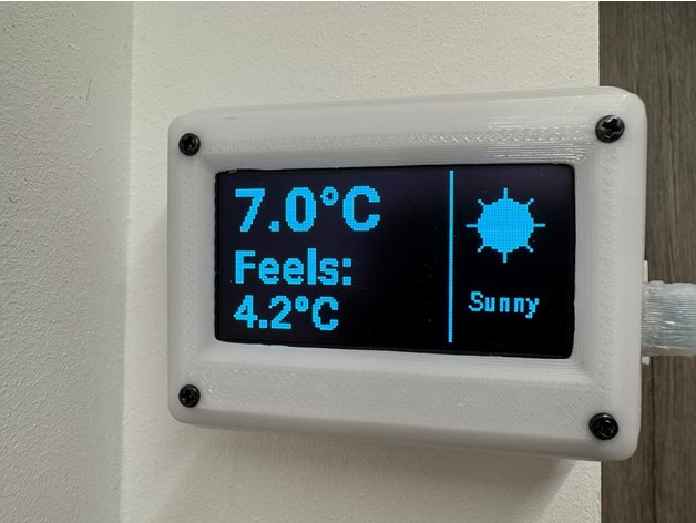 2.42 inç 128x64 OLED için kasa