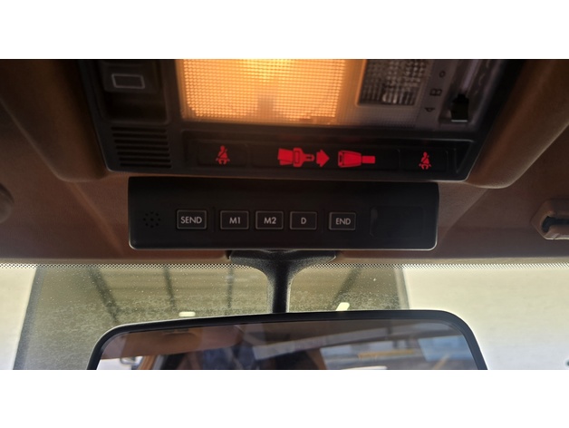 Mercedes W124 Tavan Üstü Çağrı Kontrol Kutusu Kapak