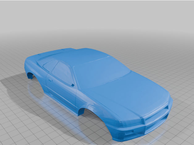 1 24 SCX24 Nissan Skyline R34 Paletli Gövde