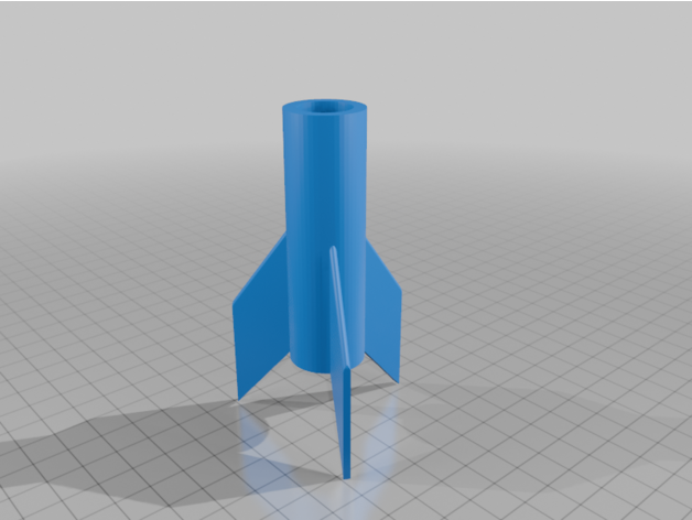 B boyutlu roket motorları için 3D baskı model roket parçaları (18mm)