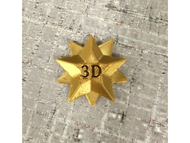 3D Yazıcı Kütüphane Rozeti