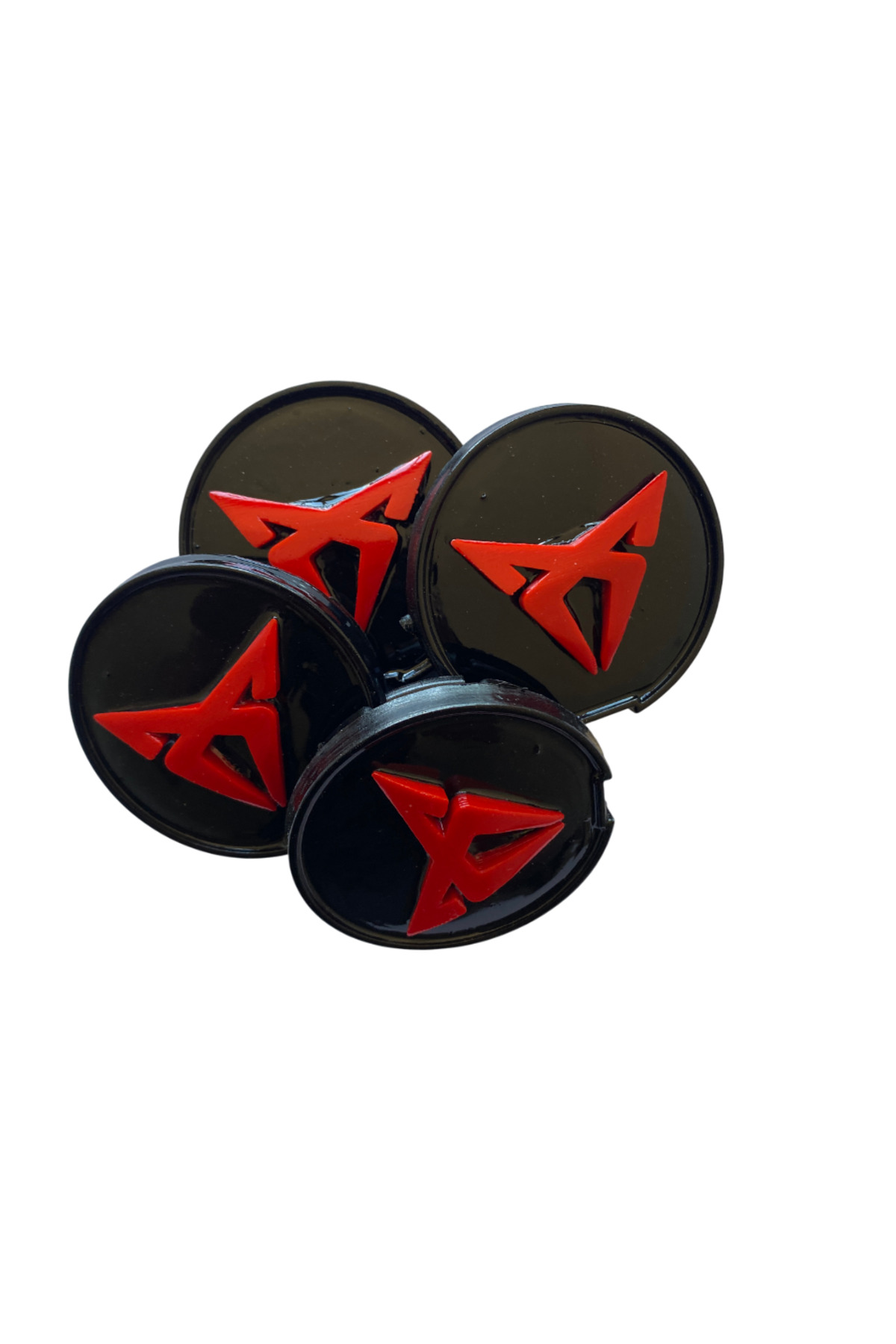 Cupra Logolu Jant Göbeği Kırmıcı 55 mm