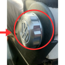VW T4 Koltuk Arkalığı Ayar Düğmesi ABS Baskı 00022