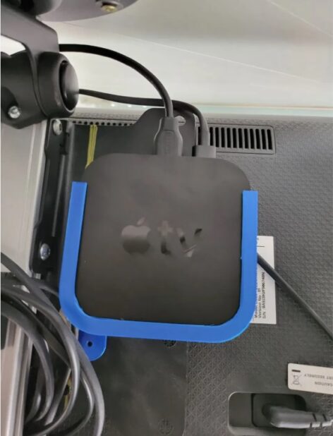 AppleTv Tutucu Plastik Aparat ABS Baskı 00157