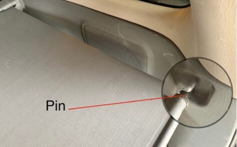 Nissan Xterra Pandizot Perdesi Pini ABS Baskı 2 Adet 00191