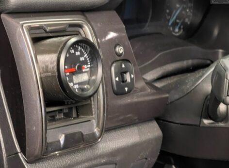 Ford Ranger Takviye Göstergesi Plastiği 52 mm ABS Baskı 00196