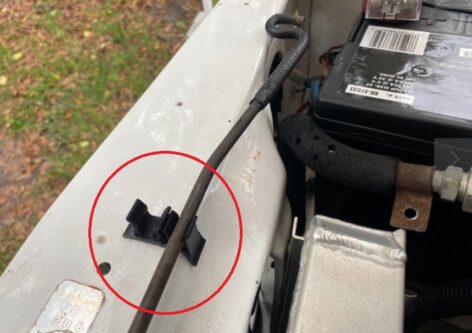 Isuzu Trooper Kaput Klips Tutucu ABS Baskı 00197