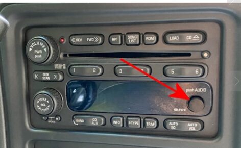 Chevy Silverado 03-06 Kamyon Radyo Düğmesi (4 adet) ABS Baskı 00211