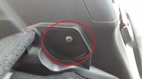 5. Nesil 4runner arka koltuk menteşe deliği kapağı ABS Baskı 00233