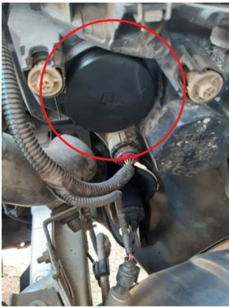 Fiat Grande Punto ön far kapağı ABS Baskı 00241