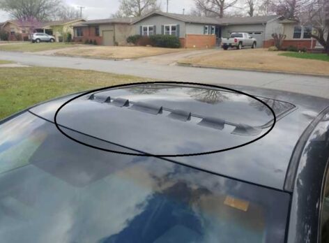 Sunroof Rüzgar Saptırıcı ABS Baskı 00242