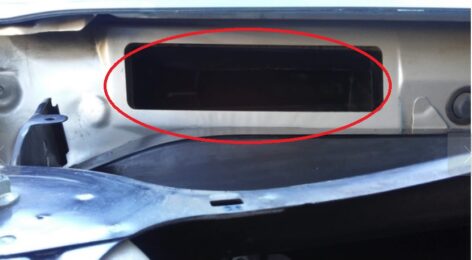 Toyota Camry kabin havalandırma giriş kapağı 2011 ABS Baskı 00252