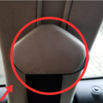 VW Mk4Golf Emniyet Kemeri Bağlantı Kapağı ABS BASKI 4 ADET 00037