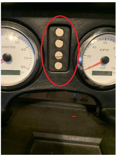 MGB 1979 Uyarı Işığı Plastiği Abs Baskı 00266