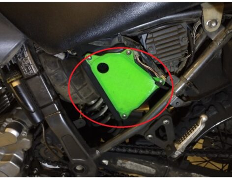 Suzuki DR650 Hava Kutusu Kapağı ABS Baskı 00290