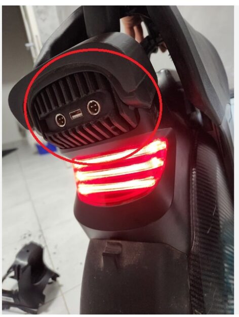 İnmotion v11 Şarj Kapağı ABS Baskı 00293