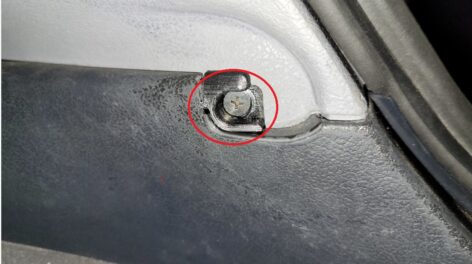 Audi A4 B5 avant kargo kapağı kancası ABS Baskı 00355 - Görsel 2