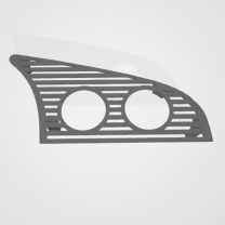 BMW e36 Orta Havalandırma podu 55 mm 2 Adet delik  ABS Baskı 00382