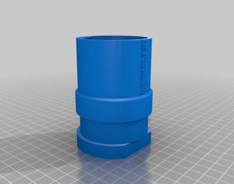 Shop-vac spiral Hortum Adaptörü ABS Baskı 00409 - Görsel 2