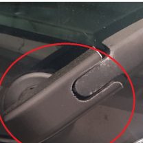 Toyota Aygo, Citroen C1 ve Peugeot 107 uyumlu Arka silecek kapağı abs baskı 00414