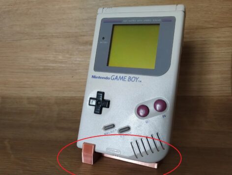 Game Boy Classic Standı ABS Baskı 00415