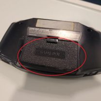 Game Boy Advance Pil Kapağı ABS Baskı 00444