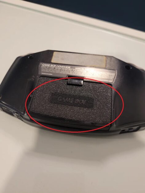 Game Boy Advance Pil Kapağı ABS Baskı 00444