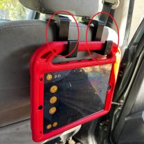 iPad Koltuk Kancası 2 Adet ABS Baskı 00458