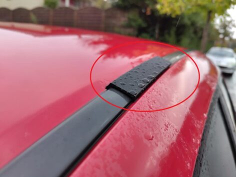 Honda Civic Tavan Çıtası Kapağı 2 Adet ABS Baskı 00462
