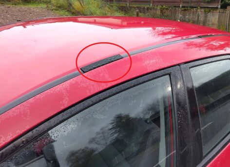 Honda Civic Tavan Çıtası Kapağı 2 Adet ABS Baskı 00462 - Görsel 2